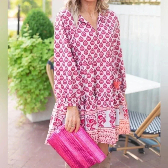 ZARA PRINTED OVERSIZED DRESS Multicolored Sz Small - Picture 11 of 14